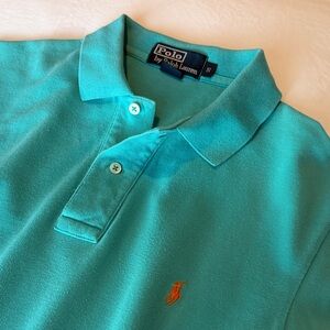 Polo by Ralph Lauren Men's Turquoise Polo Shirt